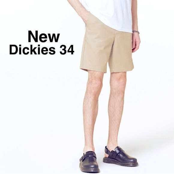 Dickies Other - NEW Dickies MEN Cobden Short With Tags Size 34 Cream ⭐️⭐️⭐️⭐️